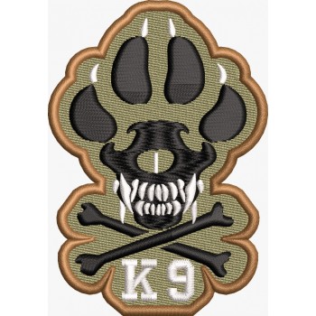 Emblema K9 CAP DE MORT